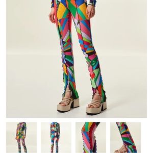 Siedres Diamon Printed Knit Top & Bottom